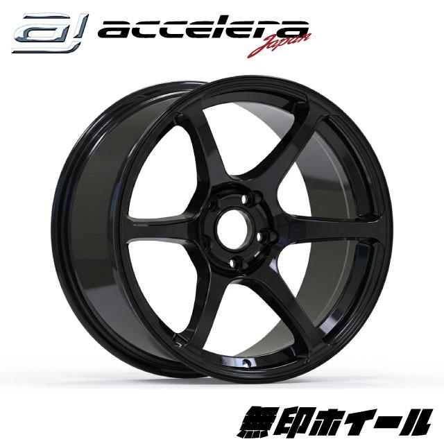 無印ホイール 18インチ 9.5J ET+15 5H114.3PCD ブラック 黒 : SUPER