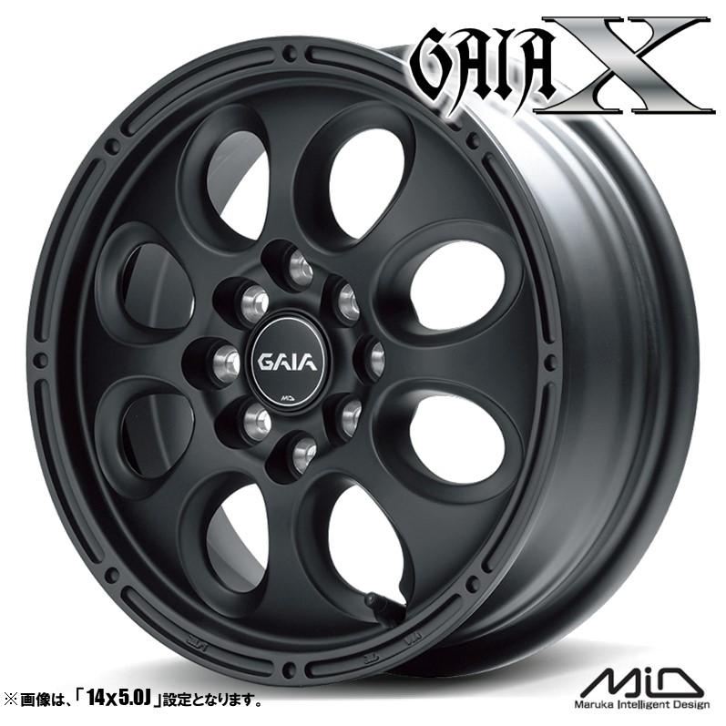 共豊 ホイール4本セット GAIA X ガイアクロス 14インチ リム幅5.0J
