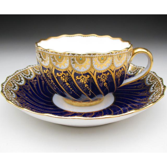 Spode コープランド コバルト金彩ジュール カップ＆ソーサー