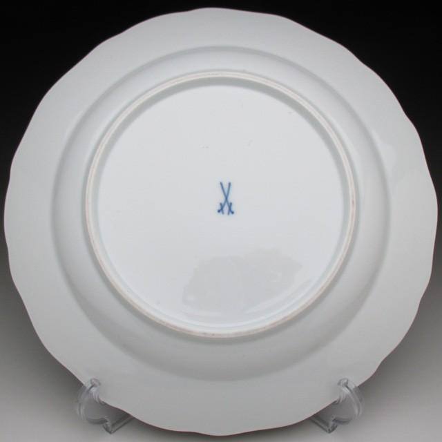 マイセン 野菜絵 プレート 25cm アンティーク 19世紀 一級品