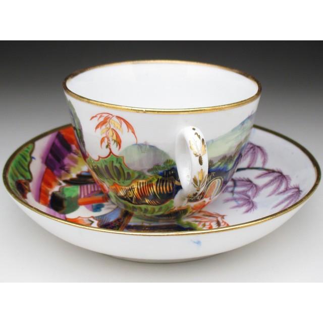 MINTON（ミントン） 金彩東洋風景絵 カップ＆ソーサー アンティーク 19