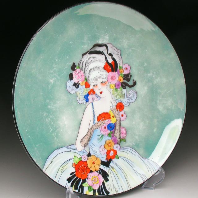 ノリタケ オールドノリタケ デコレディ マダム・ポンパドール プレート