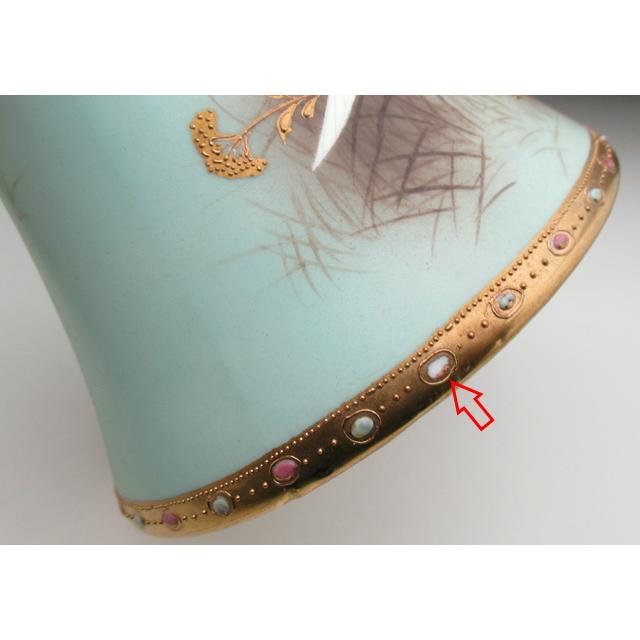 ノリタケ オールドノリタケ 金盛りジュール フライングスワン コーヒー