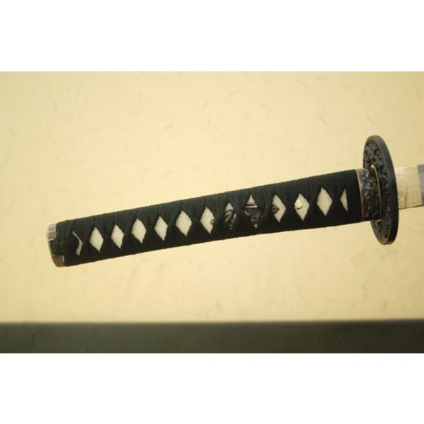 模造刀 アルミ刀身 黒石目 大刀 木製柄 舞台演劇刀 クリーニングクロス