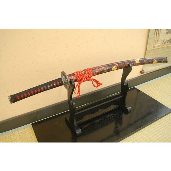 模造刀 戦国武将 前田慶次郎利益拵え 大輪鍔 三本杉 クリーニング