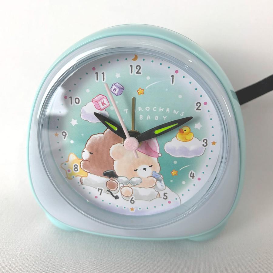 CRUX（クラックス） ミニライトクロック アラーム音 ライト機能付き 単