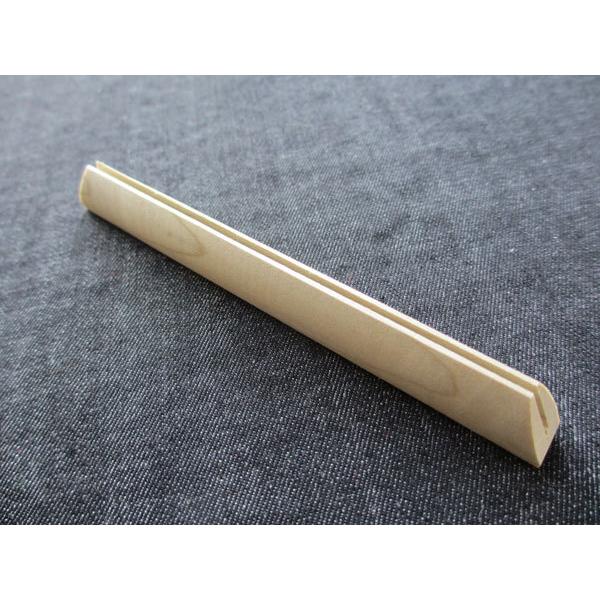 三味線 撥鞘(バチサヤ/撥さや/撥サヤ) 木製 朴 13cm 太溝 : TPmusic