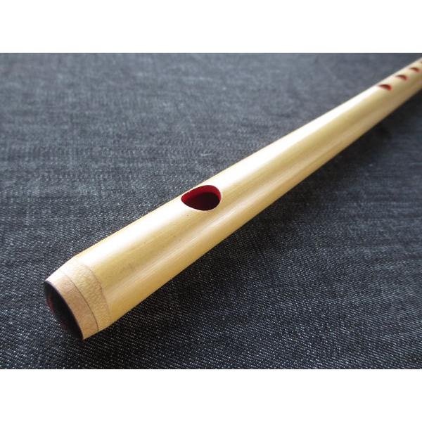 篠笛(しの笛)横笛 獅子田 竹渓 無地 6穴 7本調子 お囃子調(お祭り用