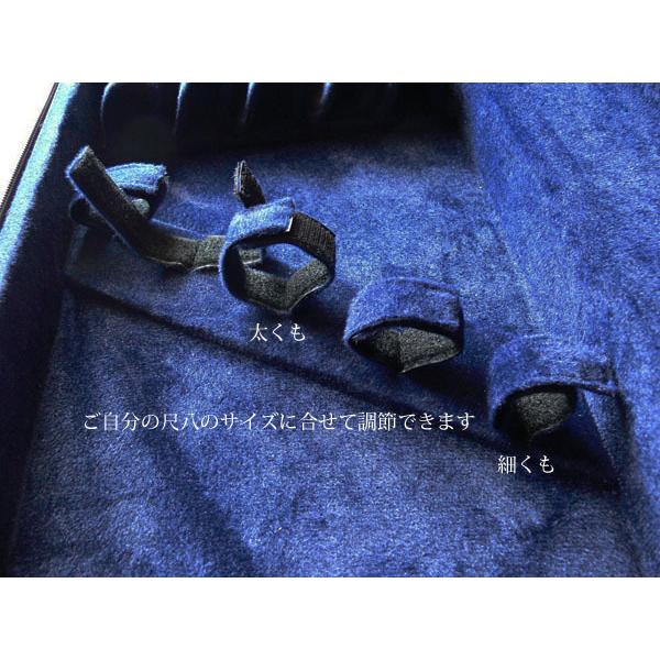 尺八小物 尺八ハードケース(尺八ケース) 10本用 撥水生地 背負い