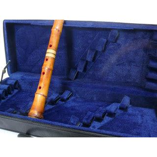尺八小物 尺八ハードケース(尺八ケース) 10本用 撥水生地 背負い