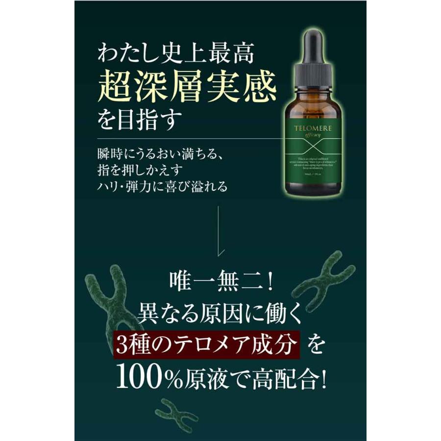 テロメア エフィカシー リリーフ ファイニストセラム 30ml 原液美容液