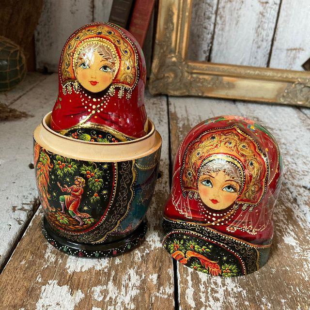 VINTAGE ≫ロシア ヴィンテージ*サンクトペテルブルク 作家物*木製