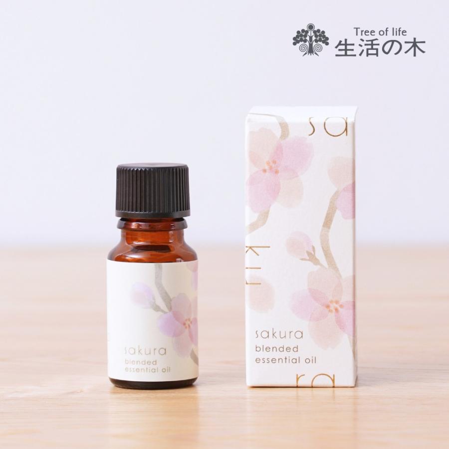 生活の木 公式 ブレンドエッセンシャルオイル さくら 10ml 期間限定