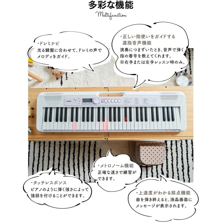 CASIO（カシオ） 光ナビゲーションキーボード LK-315 61鍵盤 鍵盤が