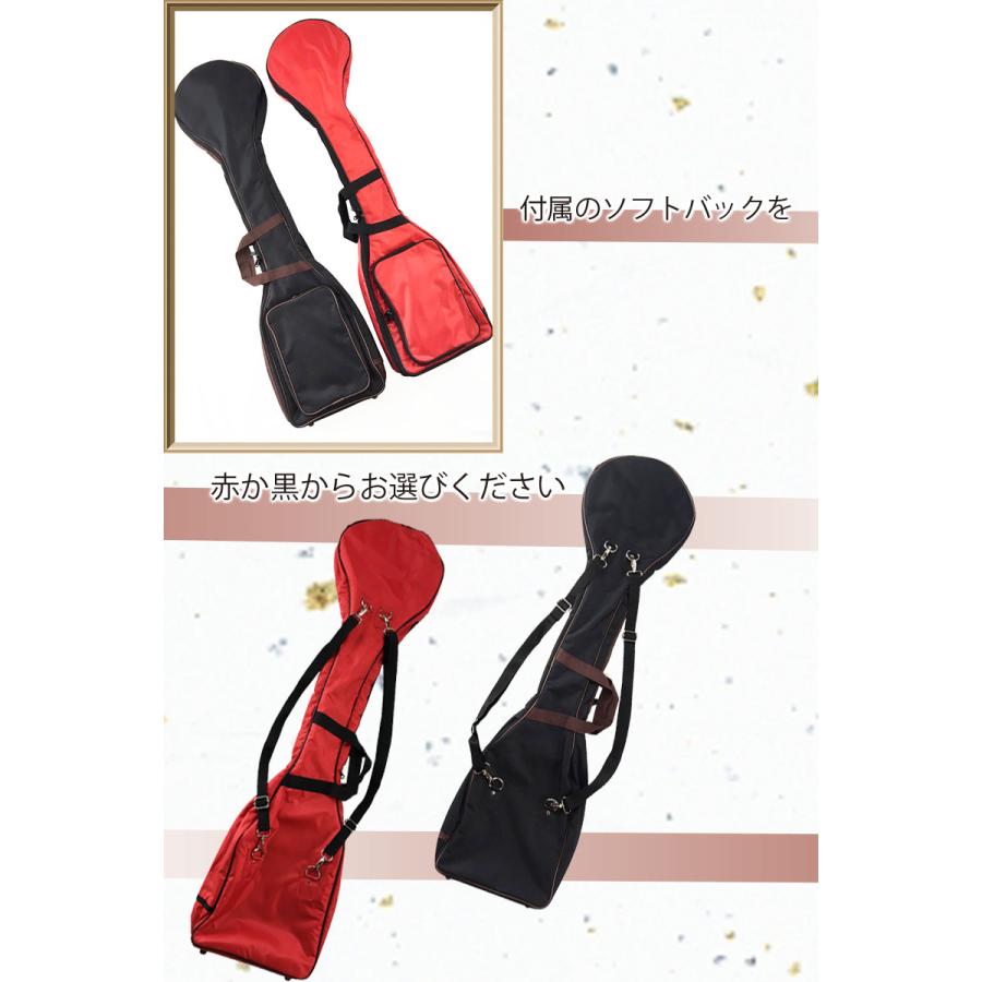 津軽三味線 -negro blanco-【本体+フルセット】のべ棹 : 三味線shop