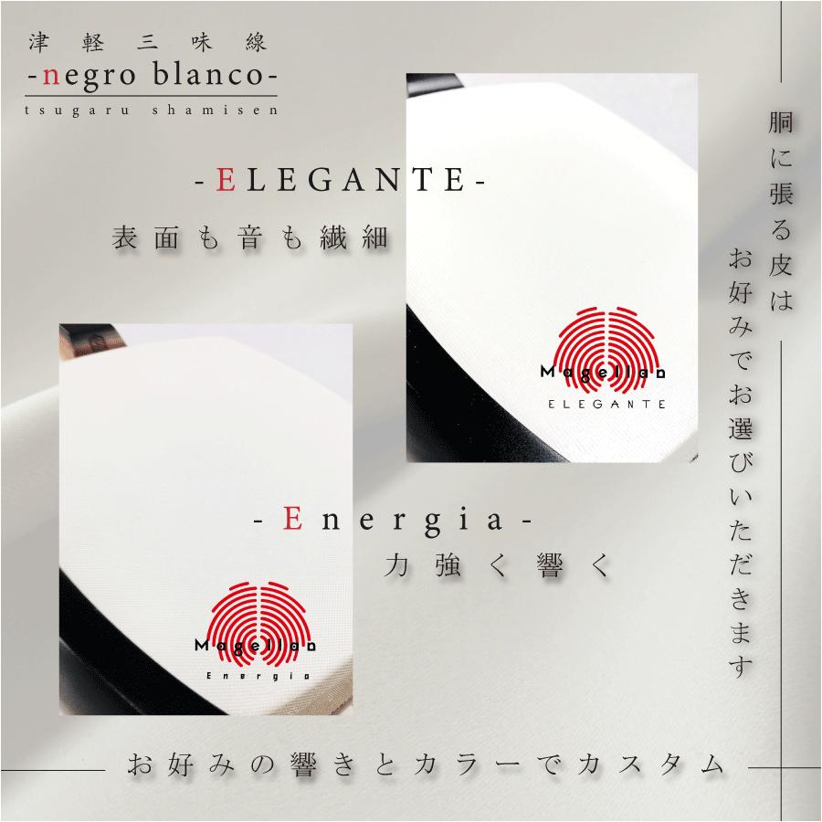 津軽三味線 -negro blanco-【本体+フルセット】のべ棹 : 三味線shop