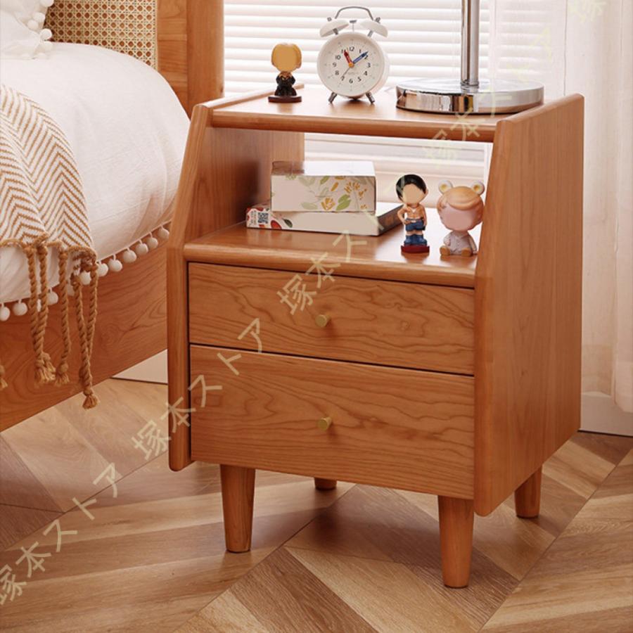 ナイトテーブル サイドテーブル 北欧 幅40cm 脚付き ナイトチェスト