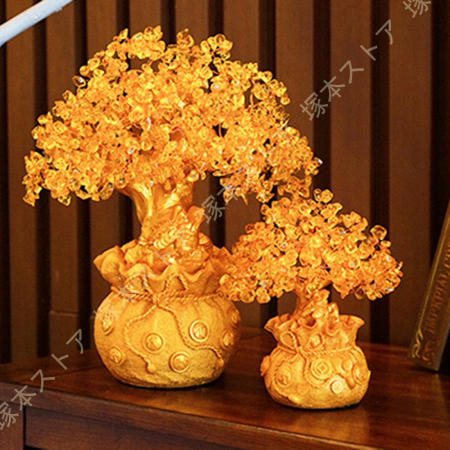 アメジスト 招財樹 金のなる木 幸福の木 パワーストーン 置物 風水