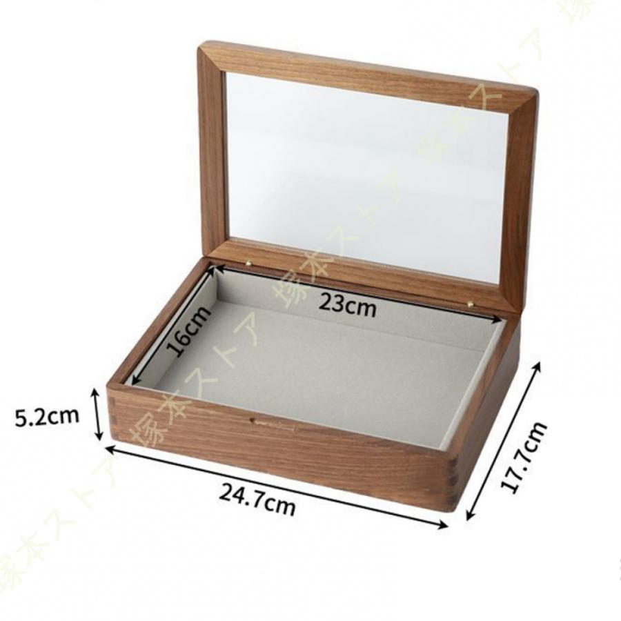アクセサリーケース 木製 ジュエリーボックス ピアス ネックレス 指輪