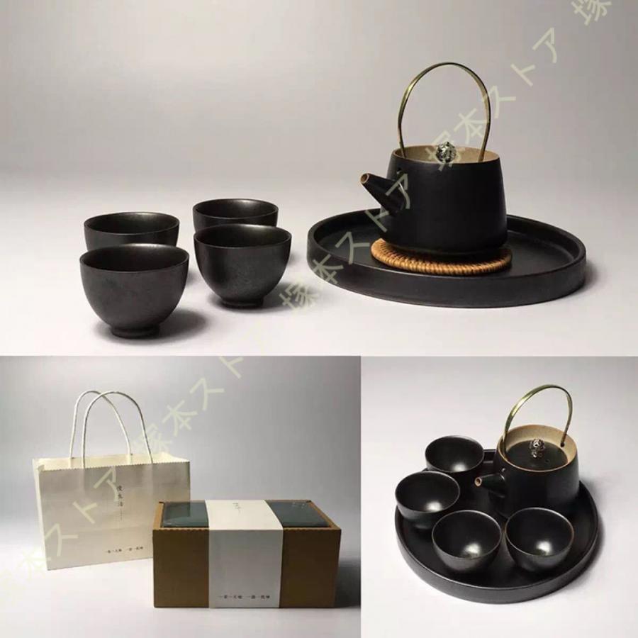 茶器 セット 急須セット お茶セット 和風 湯呑み 茶道具 磁器 茶托付き