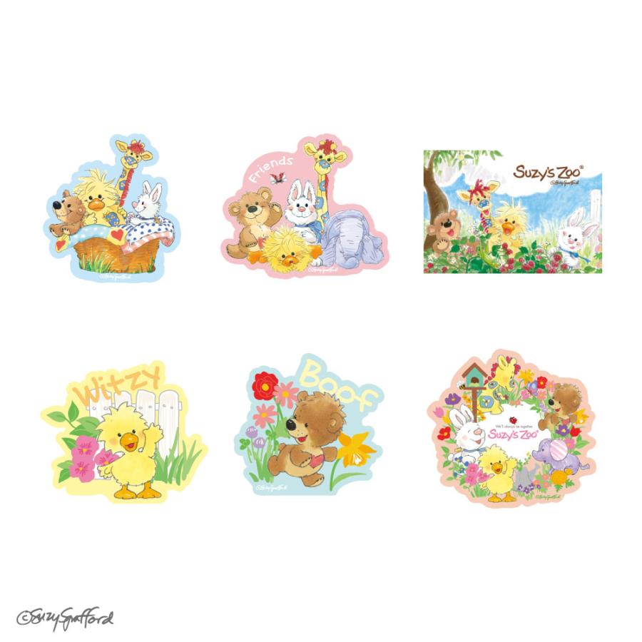 Suzy's Zoo(スージー・ズー) クリアステッカーセット ティーズ