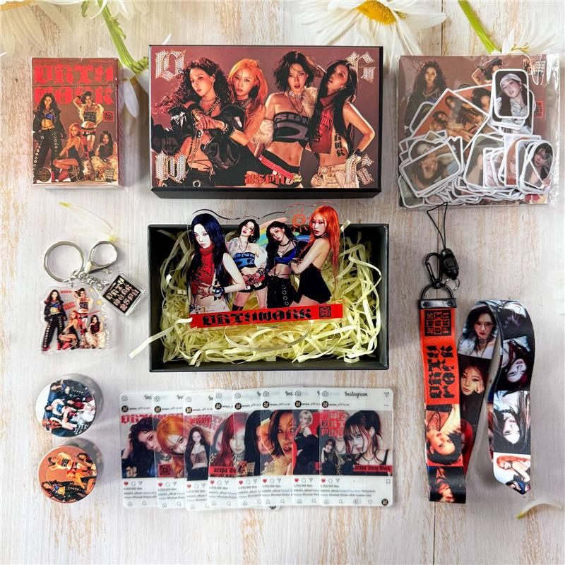 aespaグッズ ギフトボックス フォトカード Dirty Work テープ セット