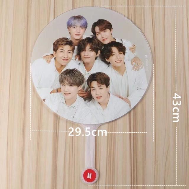 送料無料 BTSグッズ うちわ 団扇 防弾少年団 写真 応援グッズ SPEAK