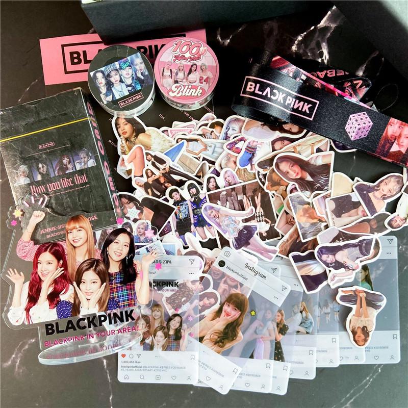 Blackpinkグッズ ギフトボックス フォトカード テープ How You Like