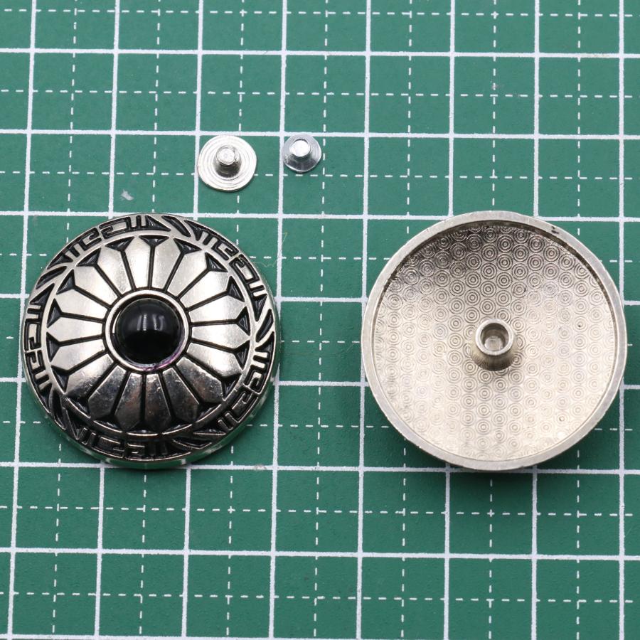 4個】 コンチョ ネジ式 ボタン コンチョボタン ネジ 財布 バック