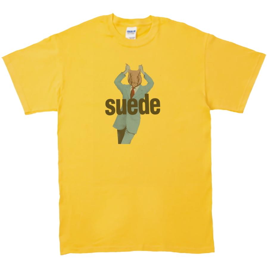 スウェード Suede 音楽Tシャツ ロックTシャツ バンドTシャツ イエロー