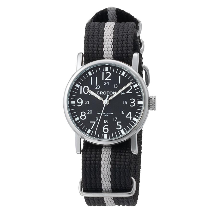 CROTON（クロトン）カジュアルミリタリー3針時計 RT-173M-02 : Buena