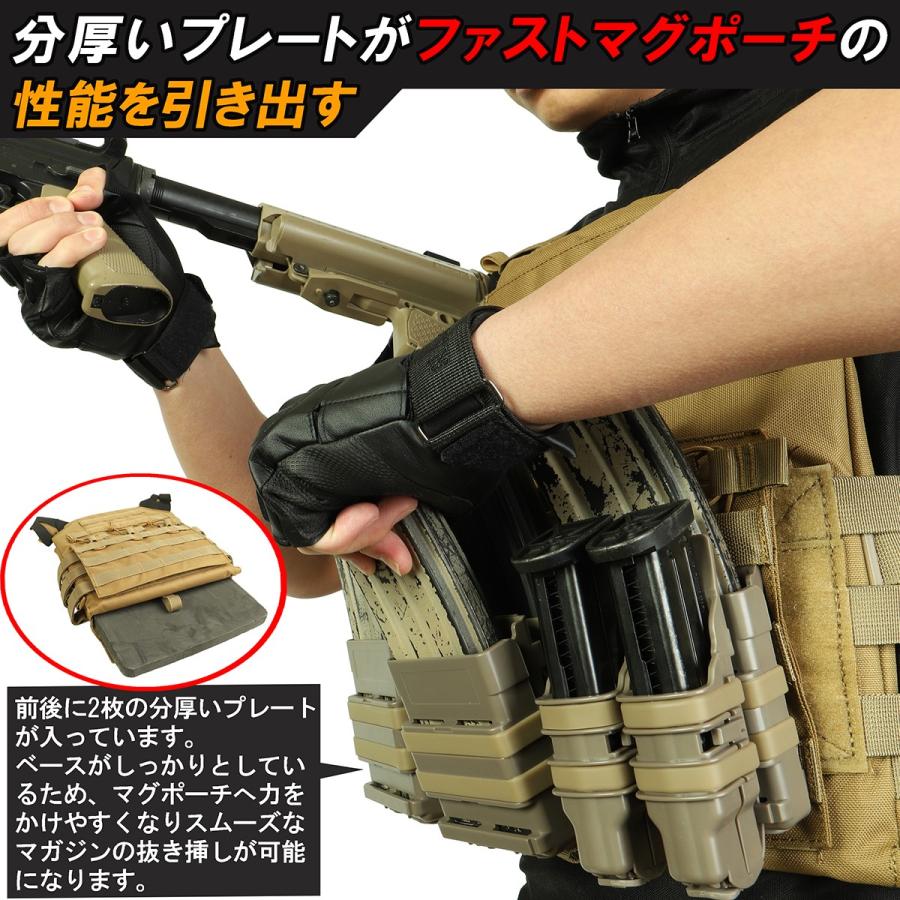 プレートキャリア タクティカルベスト プレキャリ 5.56mm ファスト