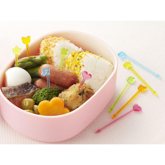 TORUNE（トルネ） お弁当 ピック キャラクター にじいろピック5色50本