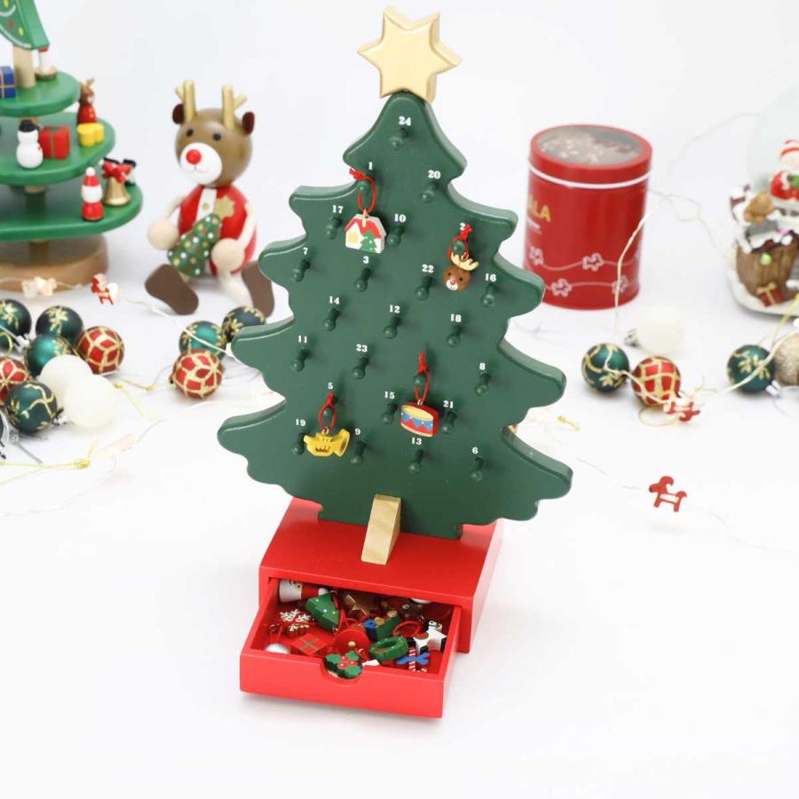 アドベントカレンダー クリスマスツリー 卓上 アドベント カレンダー
