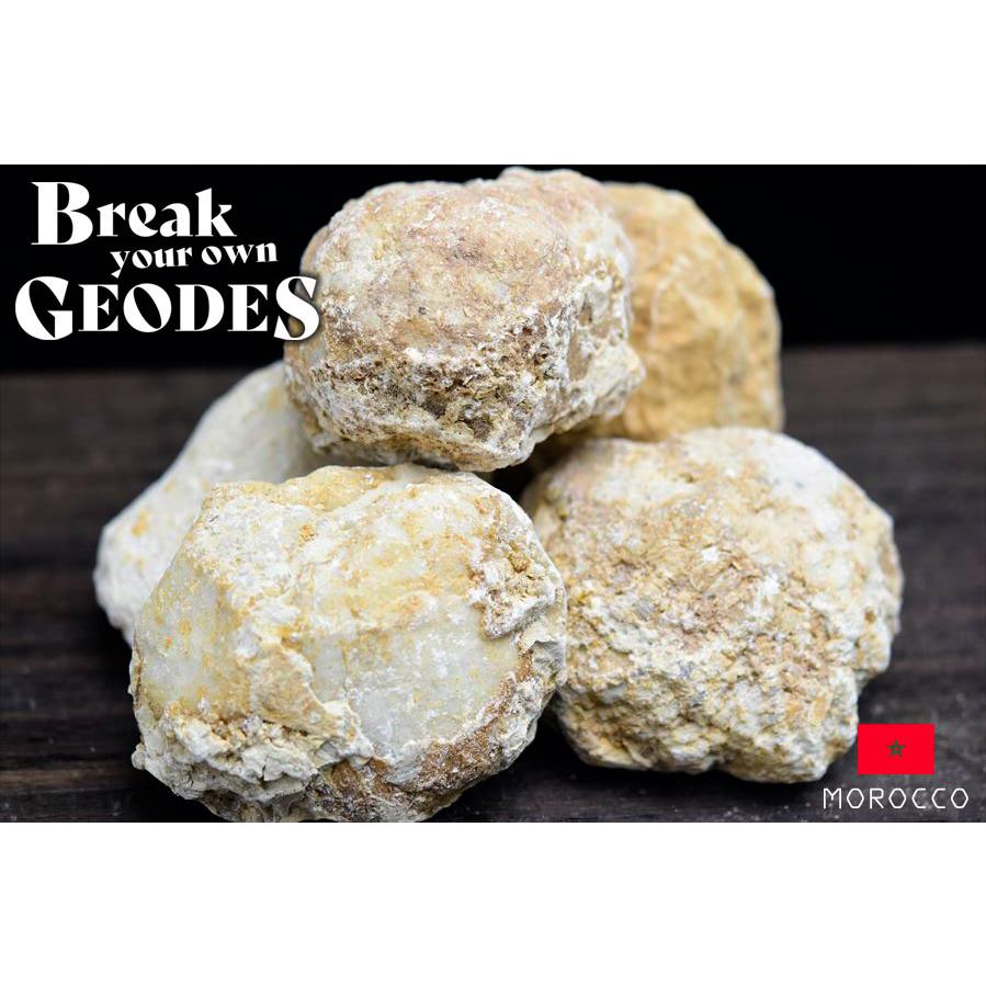 ジオード 晶洞 割れていないジオード (Mサイズ) モロッコ産 単品販売