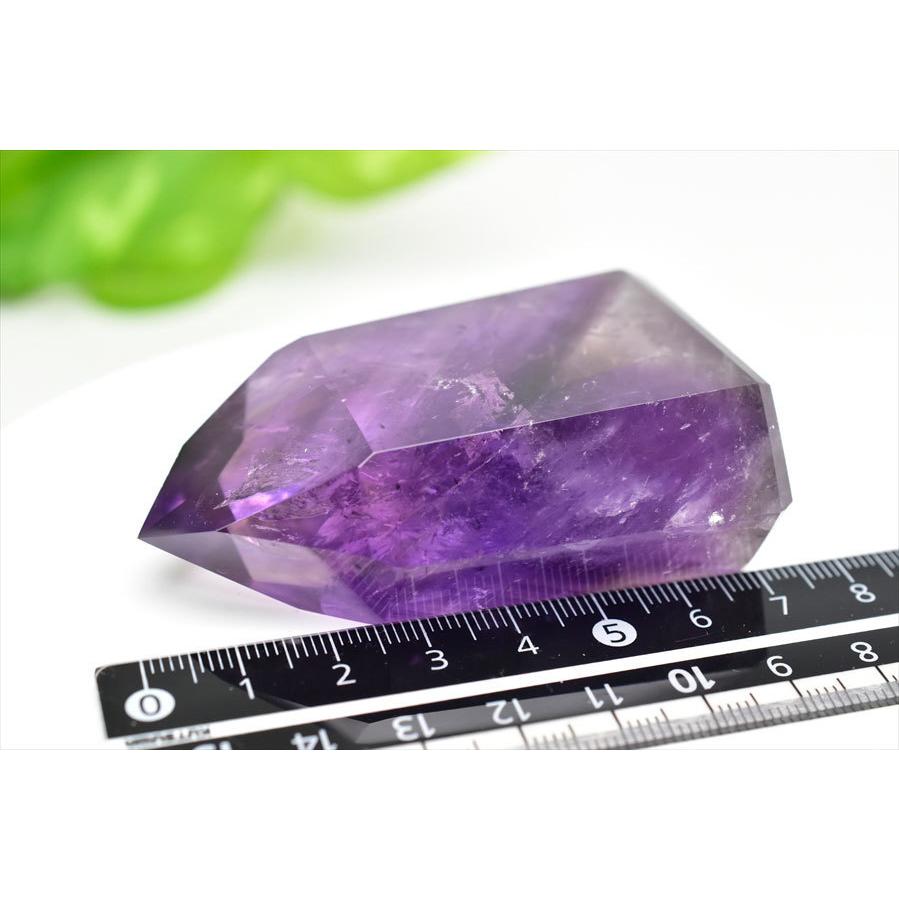 アメジスト ファントム (訳あり品) ポイント 六角柱 ブラジル産 幻影紫