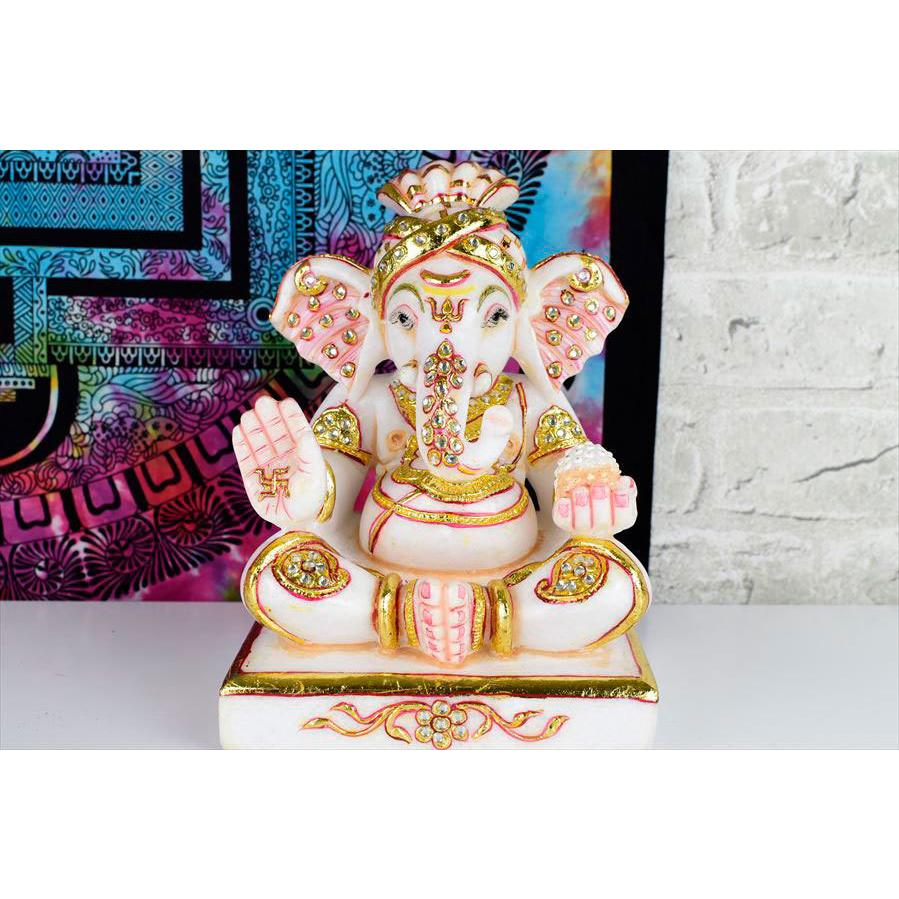 ガネーシャ 置物 (約4.78kg) 豪華絢爛 特級品 最高級エクストラ