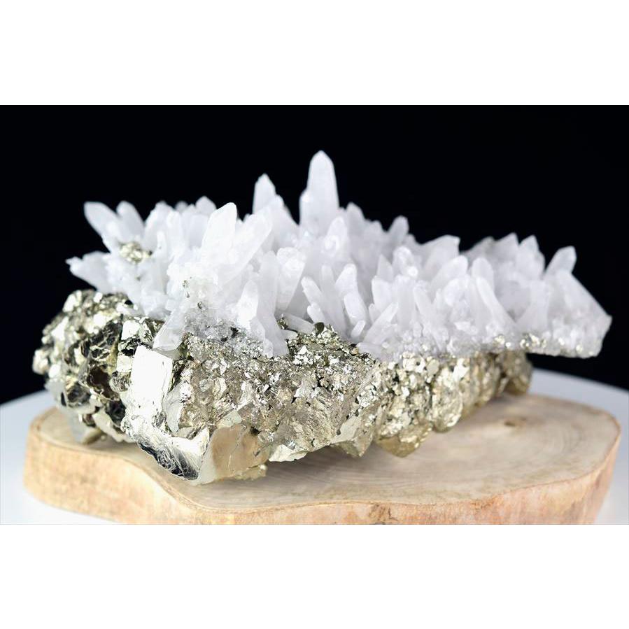 特大サイズ 水晶共生 パイライト (約6.2kg) 激レア 黄鉄鉱 クラスター