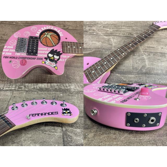 超美品 フェルナンデス ZO-3 エレキギター ピンク ソフトケース付き 超
