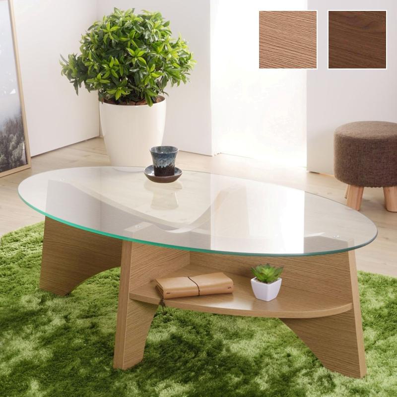 東谷 オーバルテーブル 円形 天板 ガラステーブル 楕円形 テーブル