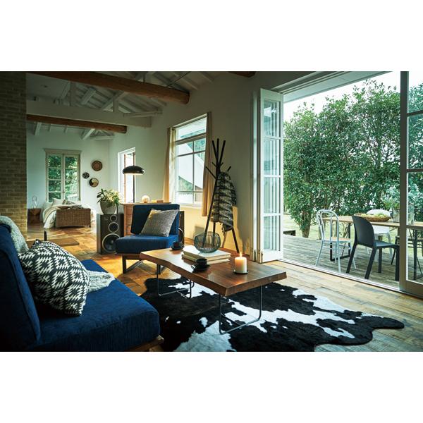 東谷 ラグ 牛柄 ウシ うし カウ cow 黒 ブラック 茶色 ブラウン