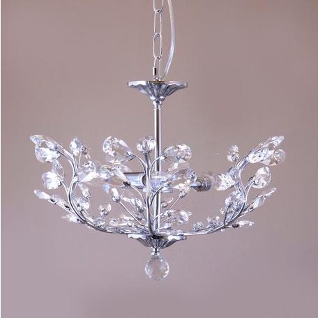 シャンデリア ガラス 3灯 アンティーク モダン おしゃれ フェミニン 姫