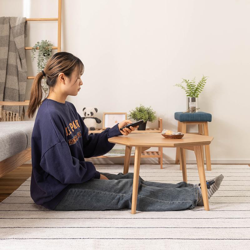 東谷 リビングテーブル 八角形 八角 オクタゴン センターテーブル ロー