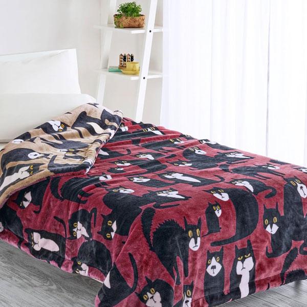 西川（nishikawa） フィンレイソン 毛布 あったか リバーシブル毛布