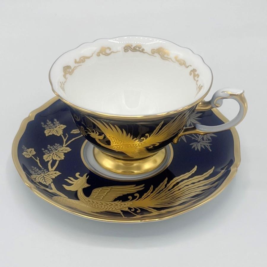大倉陶園 金蝕鳳凰図瑠璃碗皿 コーヒー碗皿 : うつわ館伊藤 - 通販