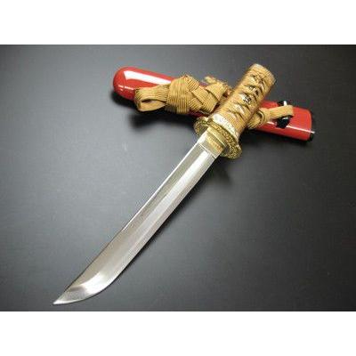 模造刀 短刀 御守刀 朱塗り6寸 [濃] : 岐阜関刃物工房V.ROAD Yahoo店