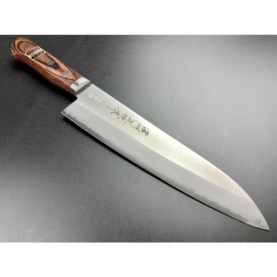 新生活 濃州正恒 V10ゴールド口金付き 剣型包丁 180mm CV-602M