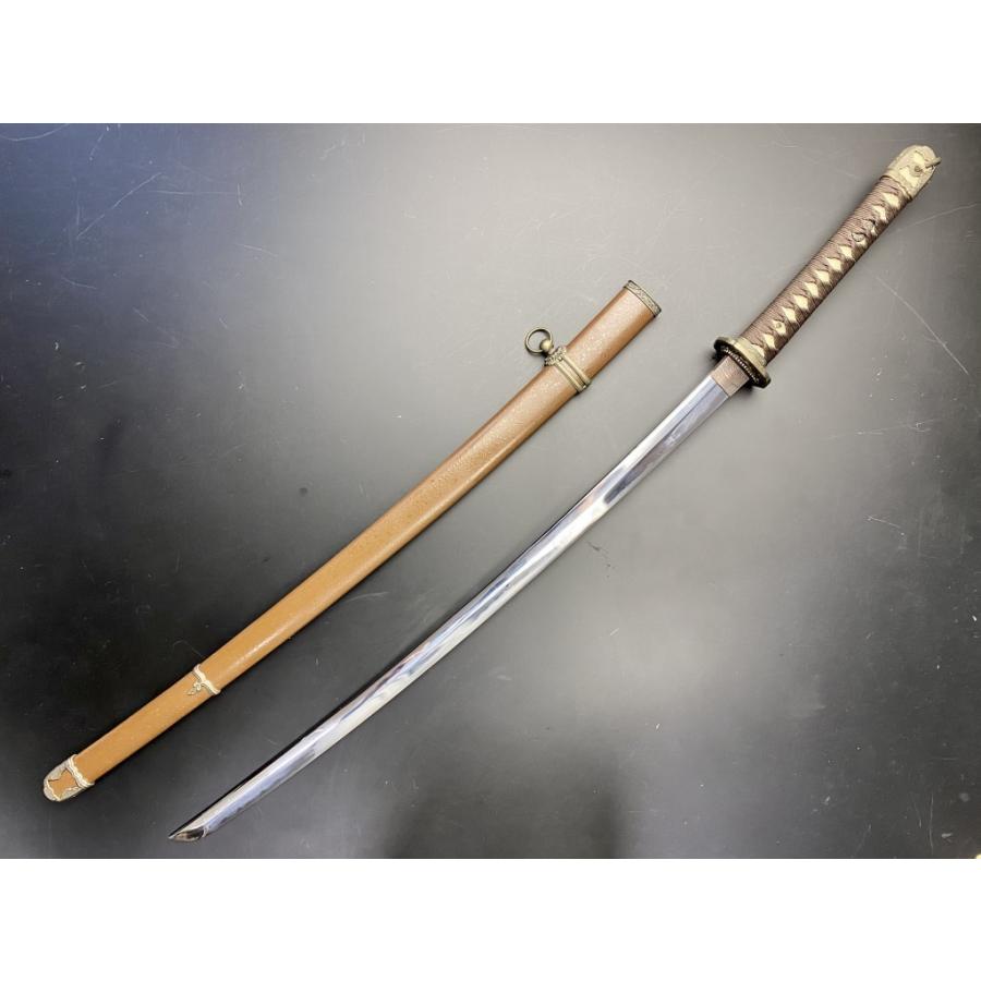 模造刀 軍刀 陸軍大刀 軍茶柄・軍茶木鞘 GN-3 : 岐阜関刃物工房V.ROAD