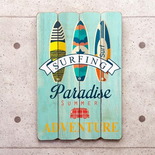 デザイン サーフボード アートポスター カフェ ピクチャーボード