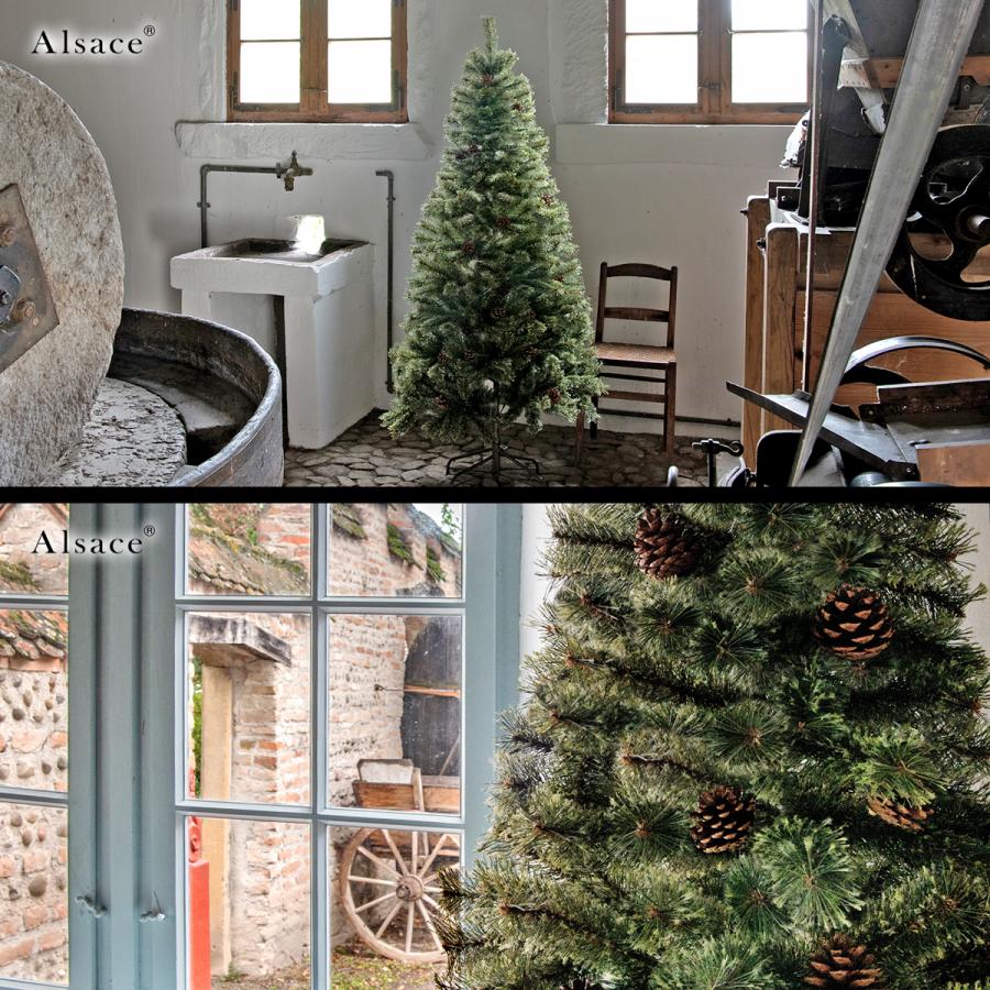 Alsace 【Alsace(R) 正規品】クリスマ スツリー 180cm 豊富な枝数 2025